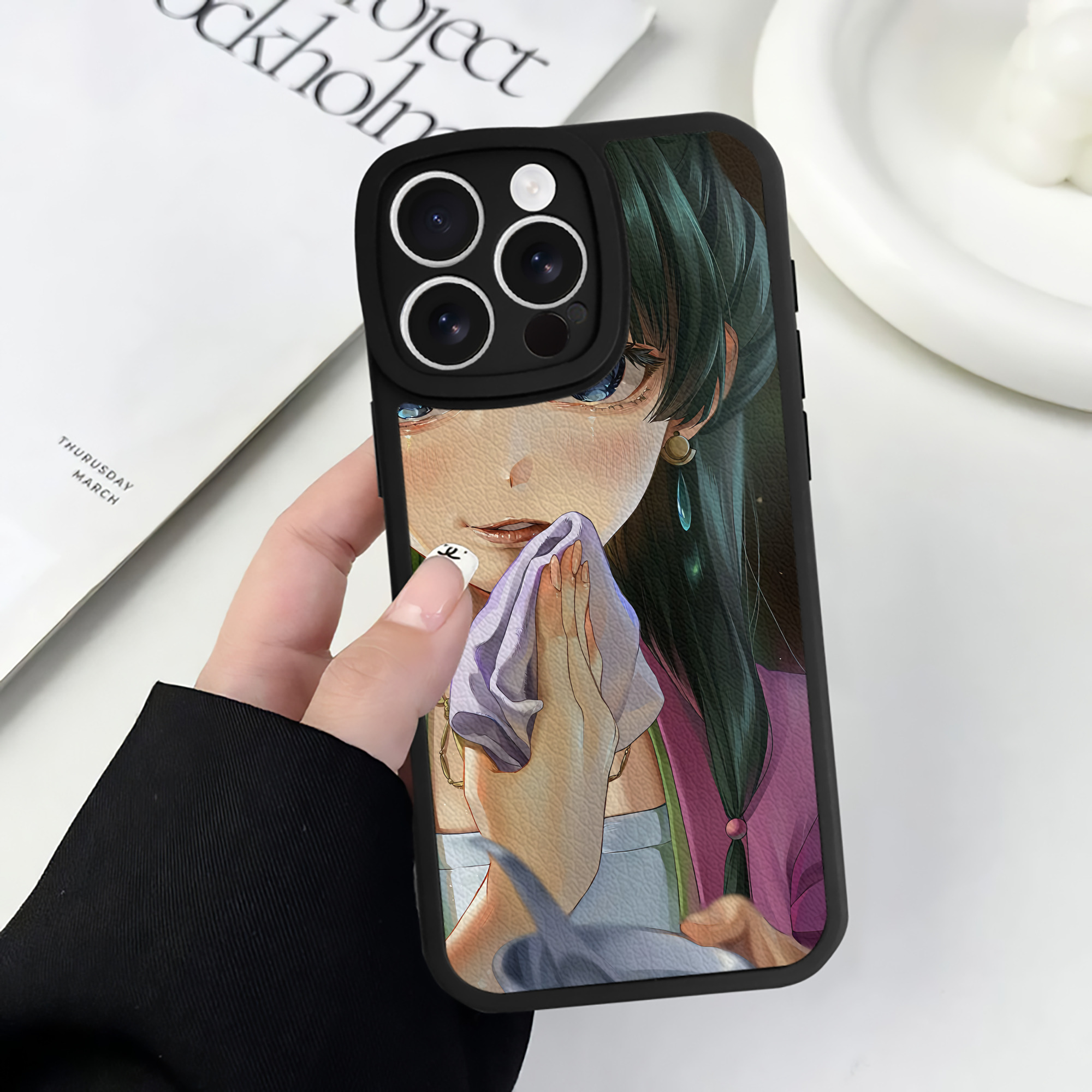 薬屋のひとりごと The Apothecary Diaries 【iPhone 16シリーズ対応】シリコンスマホケース（レザー調） 材質：シリコン